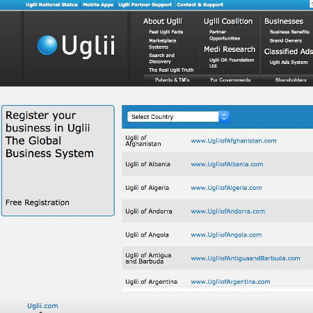 Uglii website and Other Associated Websites